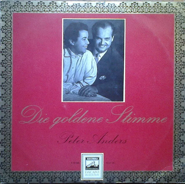 Peter Anders Die Goldene Stimme LP Comp Mono Vinyl Schallplatte 214143