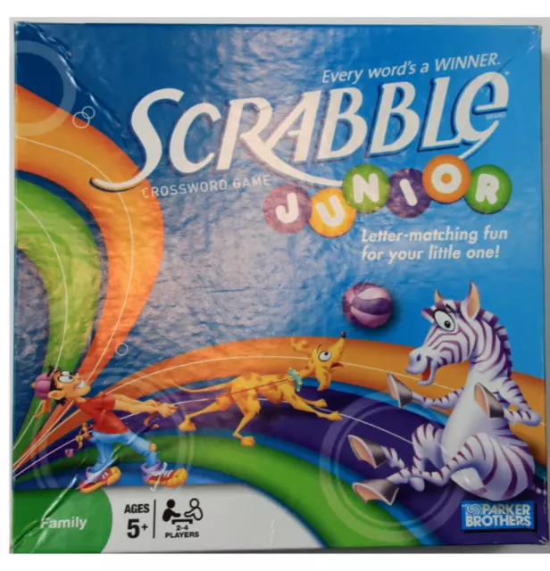 SCRABBLE JUNIOR BOARD Game Crossword Game Parker Brothers Pre owned $19
