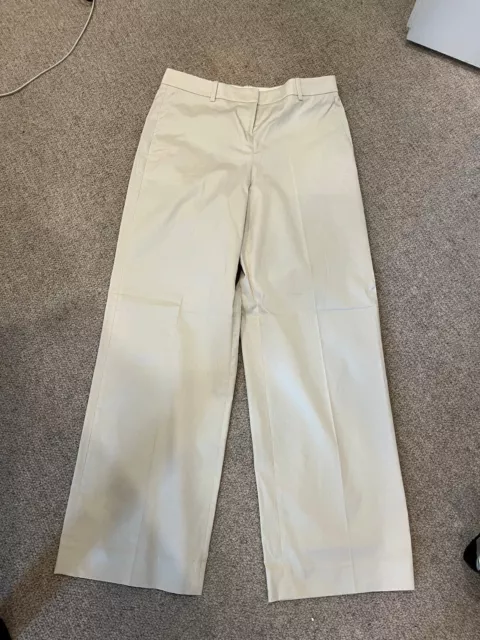 J Crew Sydney wide-leg pant in lightweight chino - Size 8 NWT Khaki