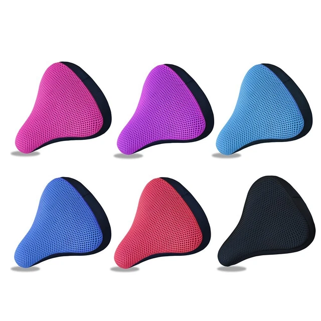 Housse De Selle De Vélo En Gel Noir - Coussin Confort Rembourré (28x18x2 Cm)