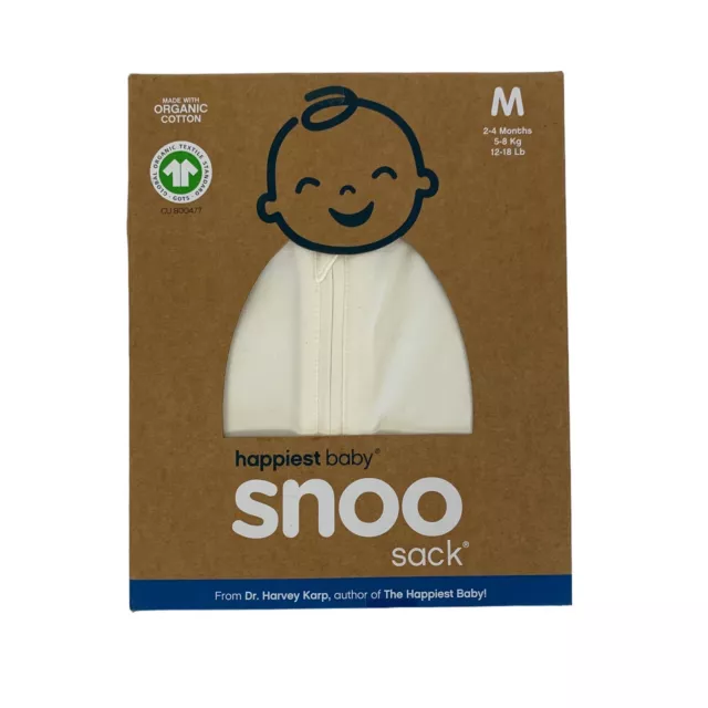 Happiest Baby Snoo Sack 2-4 Months Organic Cotton NEW