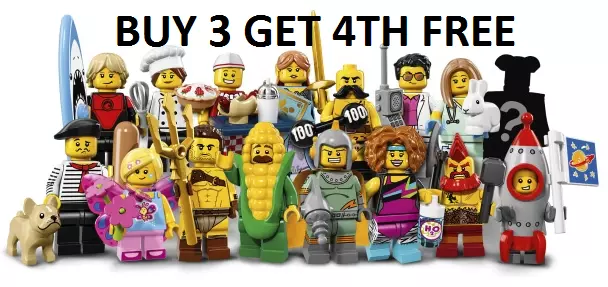 LEGO Minifigures Series 17 71018 new pick choose your own BUY 3 GET 4TH FREE