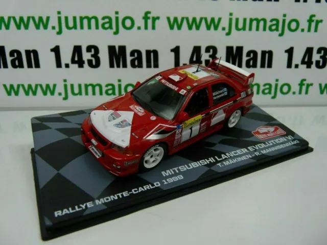 RMIT31 1/43 IXO Rallye Monte Carlo : MITSUBISHI LANCER EVO VI 1999 Makinen