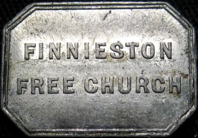 Glasgow Lanarkshire Scotland Communion Token Finnieston Burz 2556 Ex Burzinski