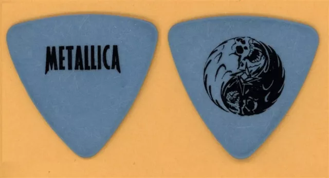 Metallica Jason Newsted Ying Yang Skulls Guitar Pick - 1998 Garage Tour