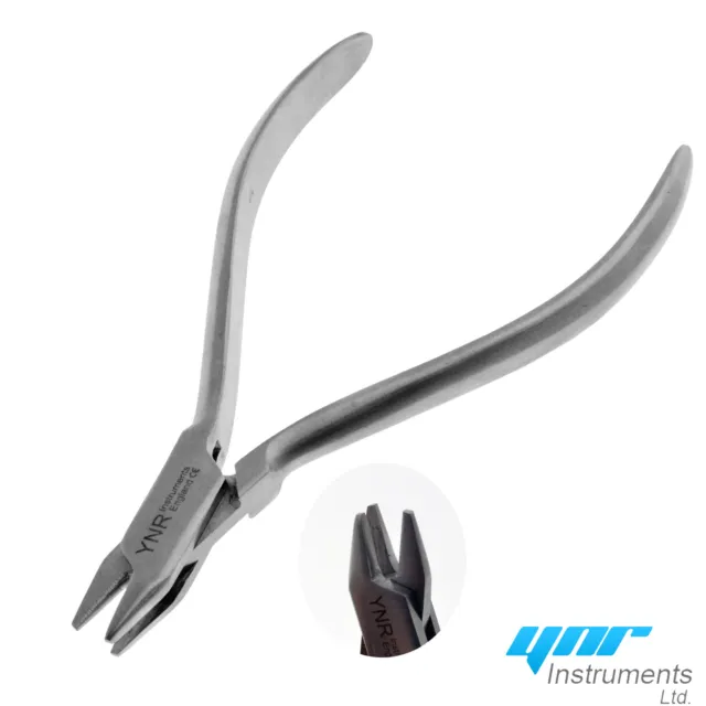 YNR® Orthodontic 3 Prong Pliers Wire Bending Adhere Dental Contouring Instrument