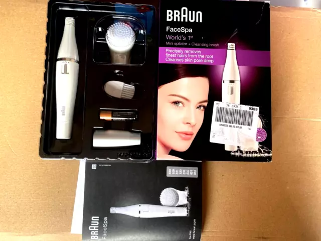 Cepillo de limpieza facial eléctrico Braun FaceSpa 810