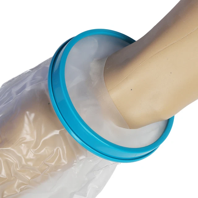 Cubiertas yeso impermeables para piernas para adultos reutilizables para piernas cortas cubierta y rodilla