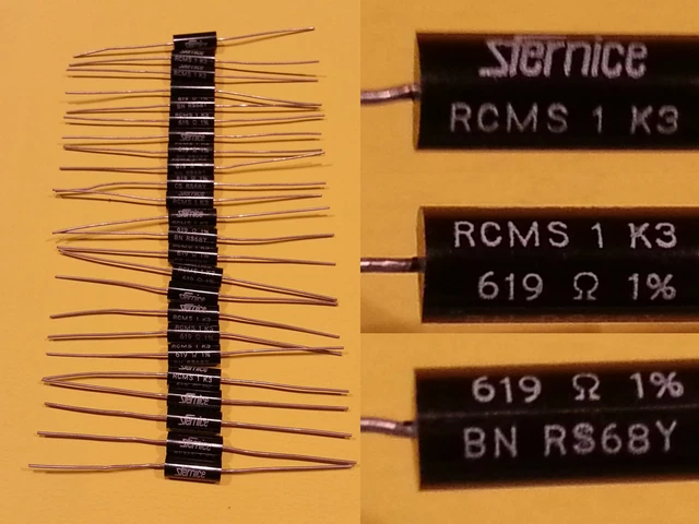 Lot De 3 Résistances Bobinées Vitrifiées Sfernice RB58 1.5kΩ 11W - Neuf, Axiales, Pour électronique Ou Ampli