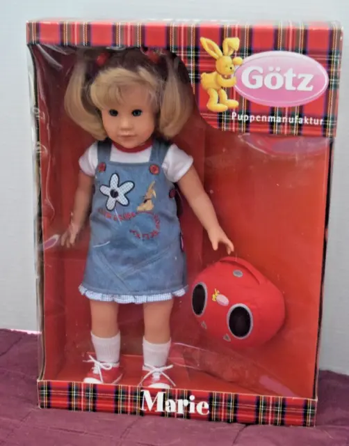 Gotz Puppenmanufaktur 1991 Marie Doll NIB 18" Tall