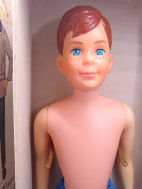 1965 Vintage Barbie Ricky Doll w/ Original Box & Stand