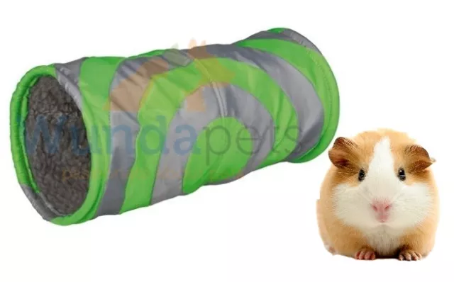 Trixie Cuddly Tunnel Guinea Pig Rat Extended Nylon Cage Tunnel Fleece Lined 6284