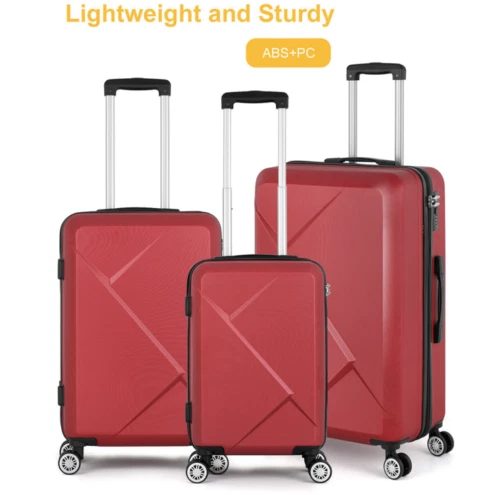 20/24/28'' Luggage 3 Piece Set Suitcase Spinner Hardshell Lightweight TSA Lock