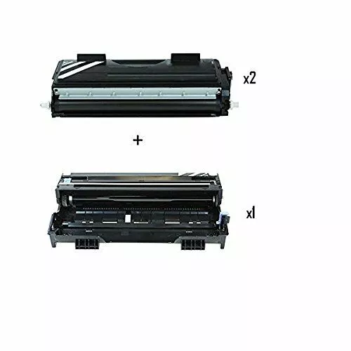 1 Trommel +2 XXL Toner kompatibel für Brother Fax 8350P 8360P 8750P