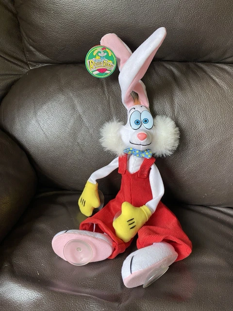 WHO FRAMED ROGER Rabbit Window Clinging Plush New 11inches 1987 only 1 ...