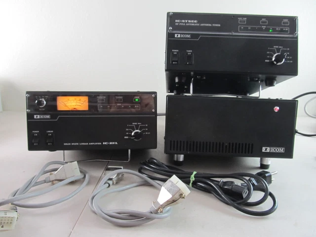 ICOM IC-2KL LINEAR Amplifier With IC-2KLPS Power Supply