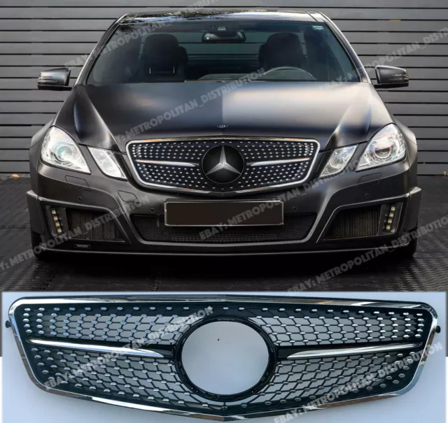 Mercedes E saloon estate w212 s212 Sport Grille AMG DIAMOND 2009-13 Black Series