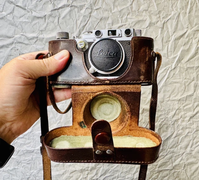 Étui Rigide Leitz Pour Appareil Photo Leica R / M – Noir, Bon état