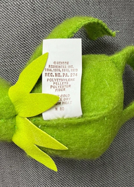 Rare Vntg 1979 Fisher Price Kermit The Frog Beanbag Toy 864 Muppets Jim Henson 4