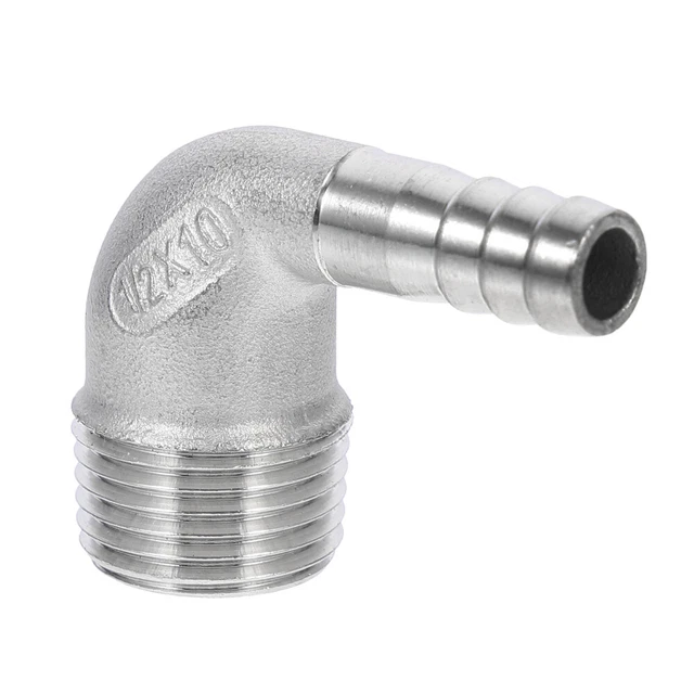 Rostfreier Stahl Äußerer Drahtpagodenbogen 1/2 NPT-Stecker Schlauch