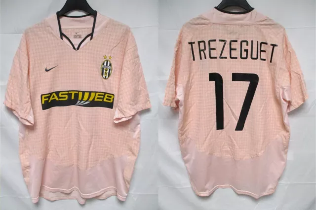 Maillot Juventus Trezeguet Fastweb Nike vintage jersey calcio Enfant - 12  ans