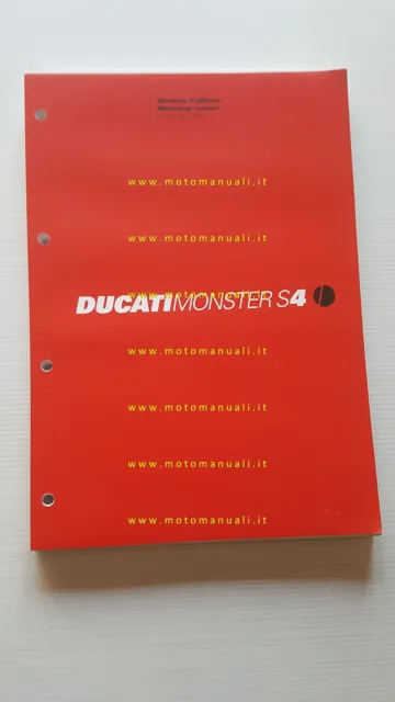 DUCATI Monster S4 2001 manuale officina originale Italiano English