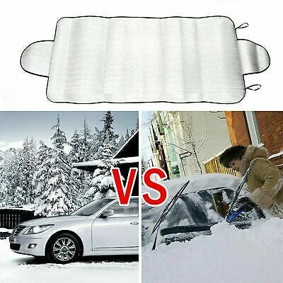 Protection Pare-Brise Gel Housse Isolation Thermique Glace Bouclier Vent & Snow