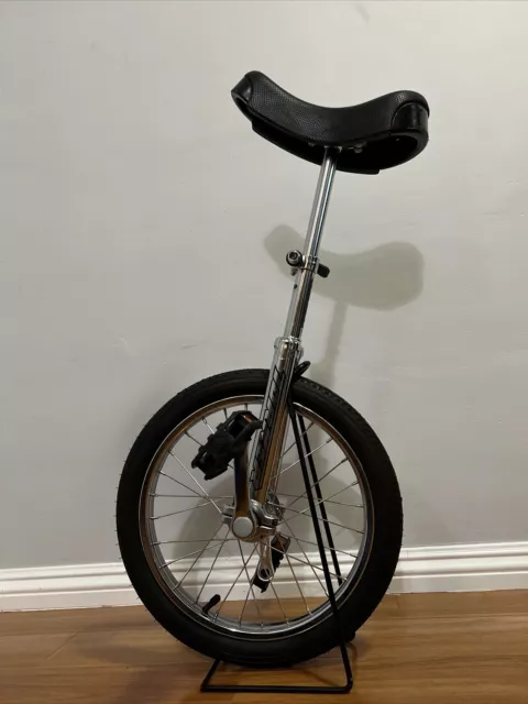 Vintage Torker Unistar CX Unicycle Single Wheel Bike W/ Chrome Frame WORKS GREAT