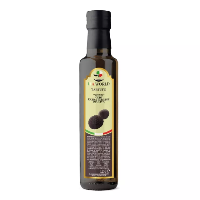 ITAWORLD - Condimento a base di Olio EVO al Tartufo Nero - 250 ml