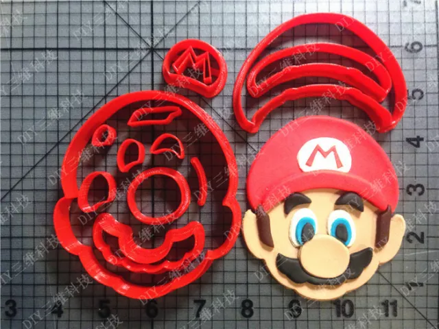 Super Mario Fondant Embosser / Cookie Cutter