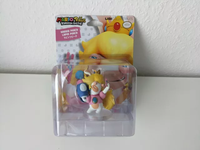 Mario + Rabbids Kingdom Battle Rabbid Peach 8 cm Figur UBICOLLECTIBLES NEU/OVP