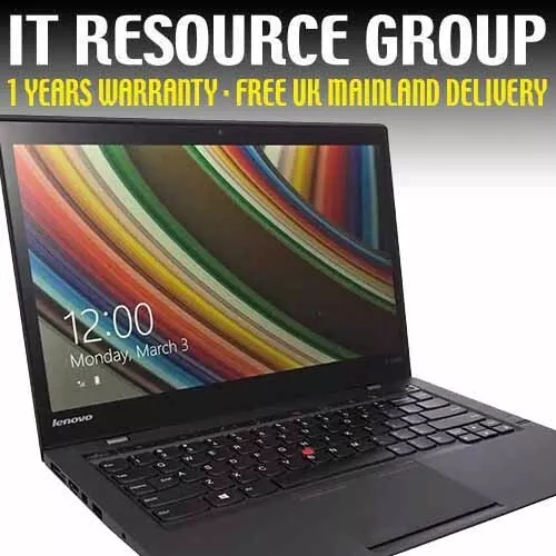 CORE i7-8550U LENOVO CARBON X1 LAPTOP 16GB DDR4 256GB SSD WINDOWS 11 WARRANTY