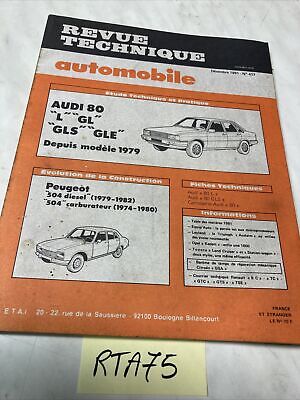 revue technique automobile RTA neuve Audi 80 depuis 1992 4 cylindres ess n°556 