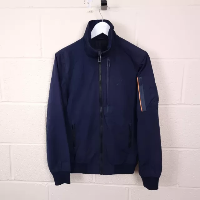 MENS SUPERDRY MOODY Ripstop Bomber Jacket Darkest Army Green 15.00 PicClick UK