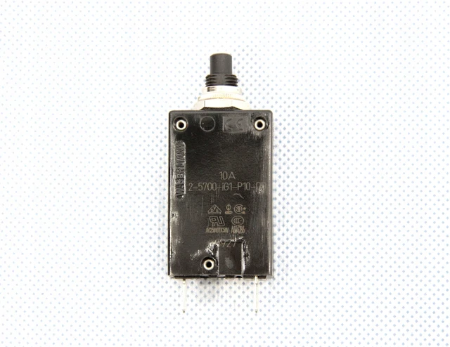 FUSIBLE AUTOMATIQUE POUR AVIONS 10A PETITE TAILLE 2-5700-ig1-p10-dd /#8 W2D 0303