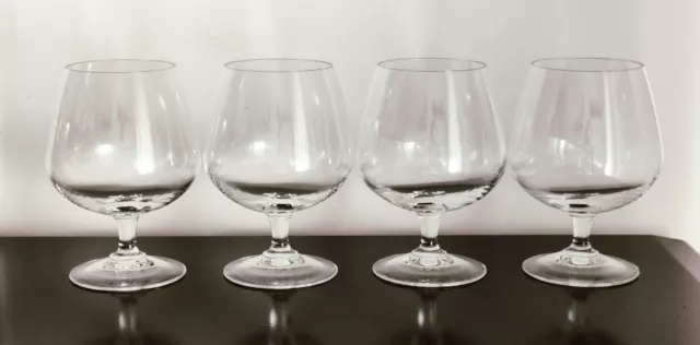 4 Grands verres à dégustation hauteur 16 cm pour Cognac et digestif