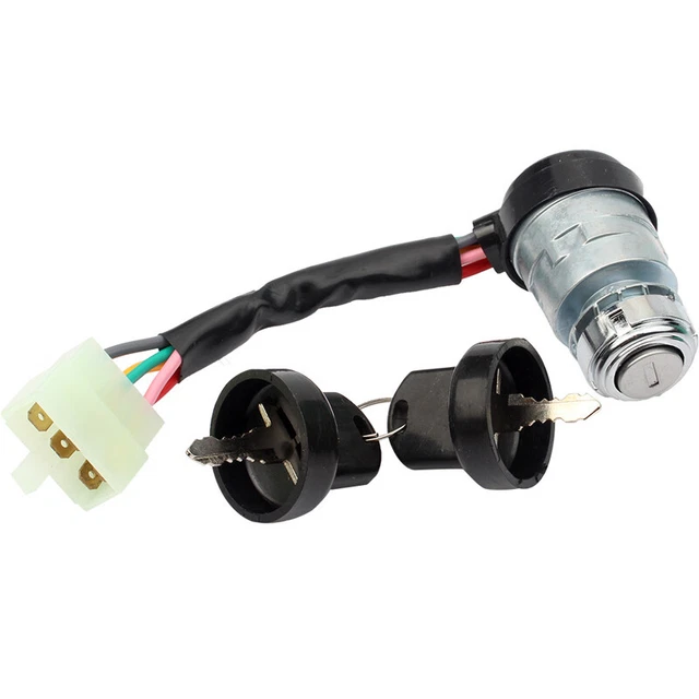 US Motorcycle Ignition Keys Switch Lock Part For 4 Stroke 50cc-150cc Engine Kart