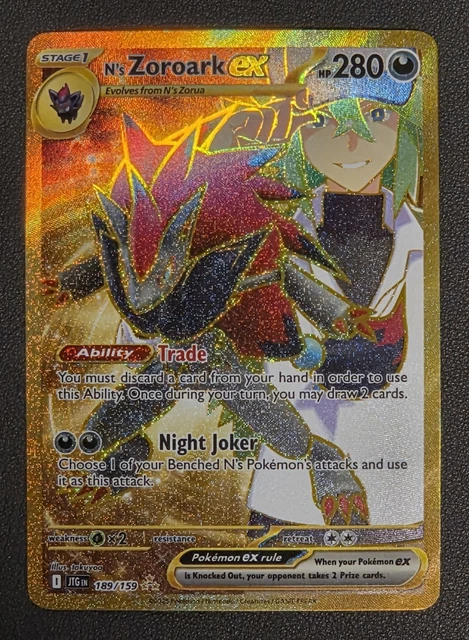 NS ZOROARK EX Pokemon Journey Together 189/159 Ultra Rare Full Art Holo SV  NM $32.75 - PicClick CA