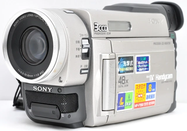 JVC GR-DF540E – Caméscope Mini DV Numérique – Pour Pièces / Réparation