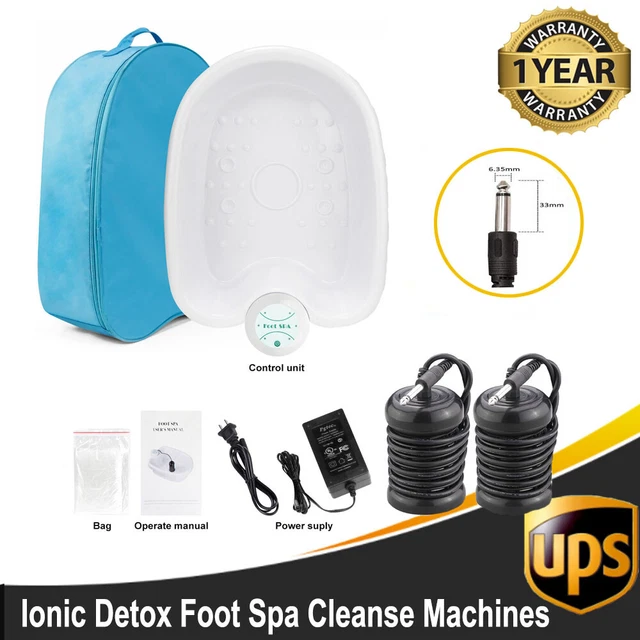 IONIC DETOX FOOT Baths Ion Cleanse Spa Machine With Tub For Heavy metal