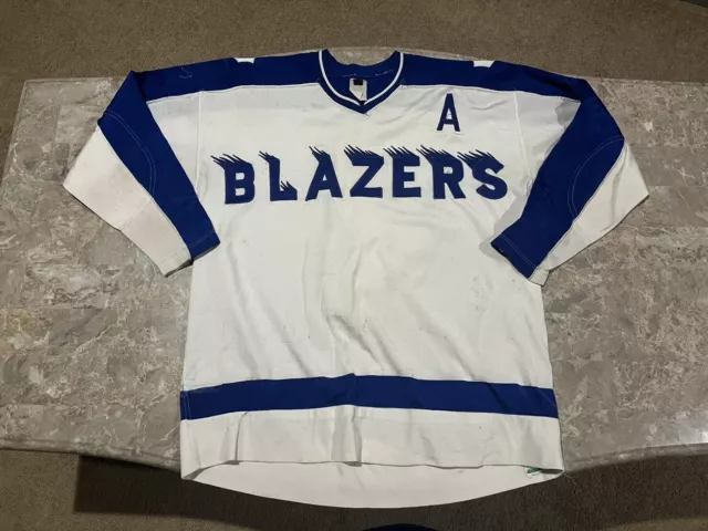 Vintage Oklahoma City Blazers CHL Hockey Goalie Jersey, Kobe Size XXL
