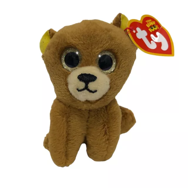 McDonalds 2021 TY Teenie Beanie Boos #8 Henry the Kodiak Bear Plush Stuffed Toy