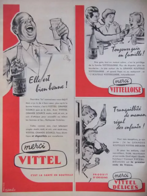 Publicité 1958 Vittel Delices Vittelloise - Dessin De O.kley - Advertising