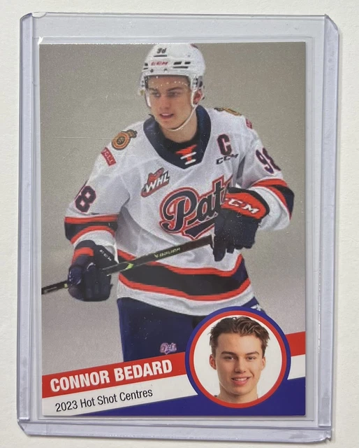 2023 CONNOR BEDARD Rookie Card NHL Chicago Blackhawks 1 Pick NHL Gold