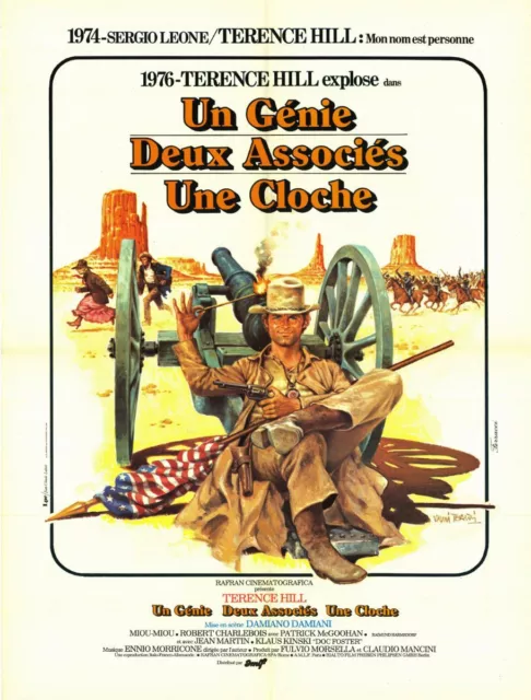 Affiche -  UN GENIE, DEUX CLOCHES, UN ASSOCIE - 60x80cm