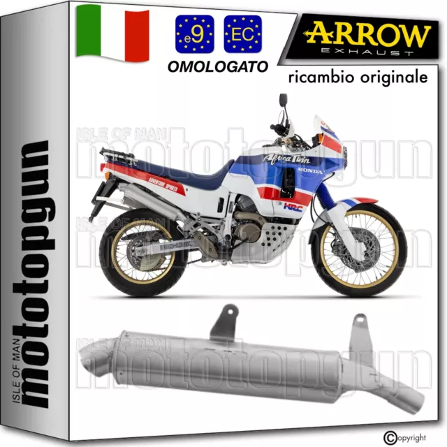 Arrow Scarico Omologato Paris Dacar Nichrom Honda Xrv 650 Africa Twin 1989 89