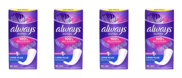 always dailies Long Plus Extra Protect , 4x40er EAN8006540221303