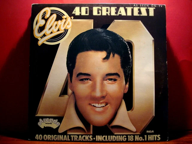 Elvis Presley - 40 Greatest Hits / Rock & Roll / EX / 2 x LP Gatefold / UK 1975