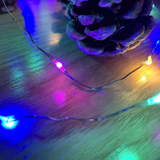 USB LED Bottle Cork Wire Fairy String Lights Auraglow High Quality X7M1