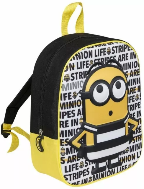 Minions Jail Giallo Zainetto 3D Scuola Asilo Portamerenda Tazza Borraccia Sacca 2